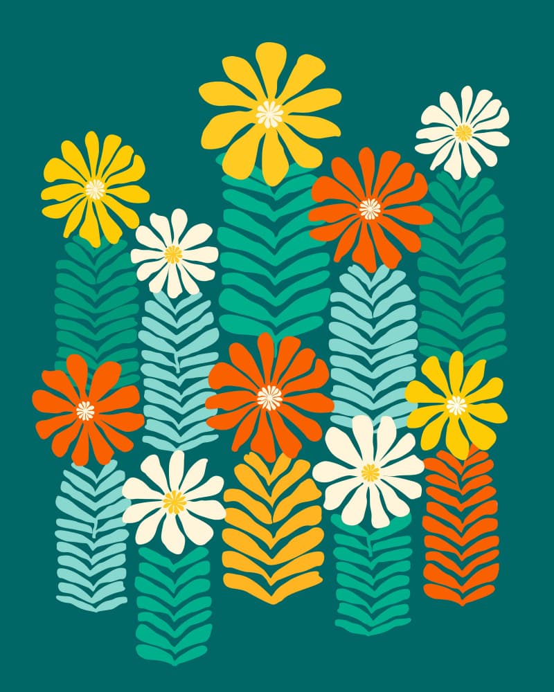 Minimalist Meadow by Kristian Gallagher — canvas wall art
