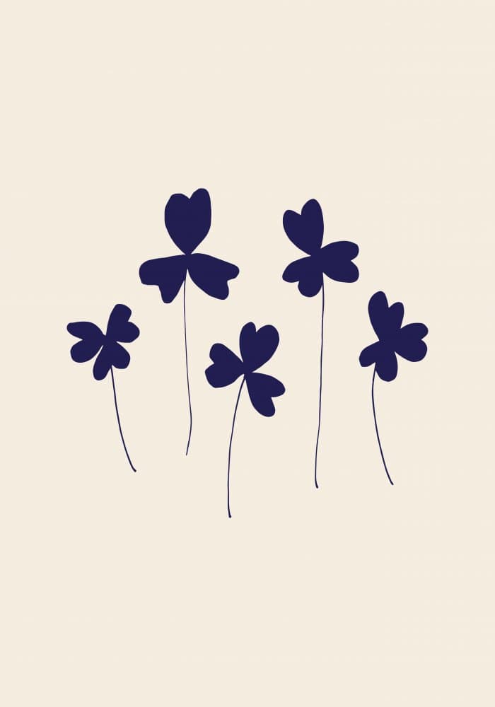 Lucky Clover Field by Pictufy Studio — canvas wall art