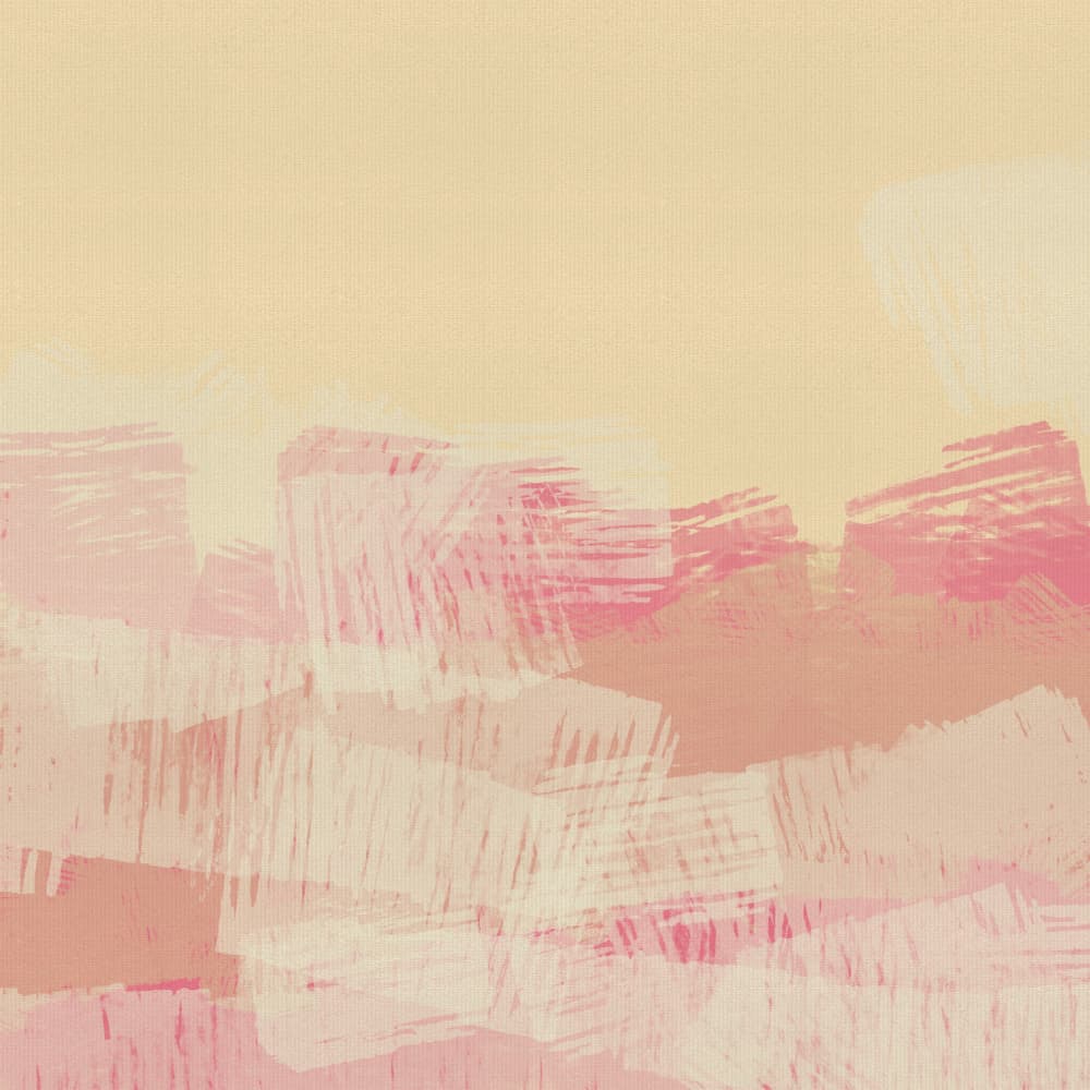 Soft Pink Abstract Landscape by Dina Dankers — canvas wall art
