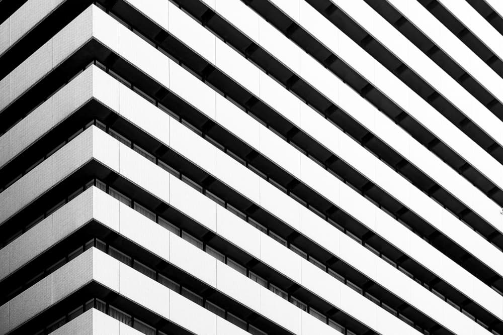 Geometric Building Lines by IPPEI KOGATA — canvas wall art