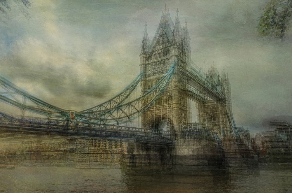 Dreamy Tower Bridge by Orkidea W. — canvas wall art