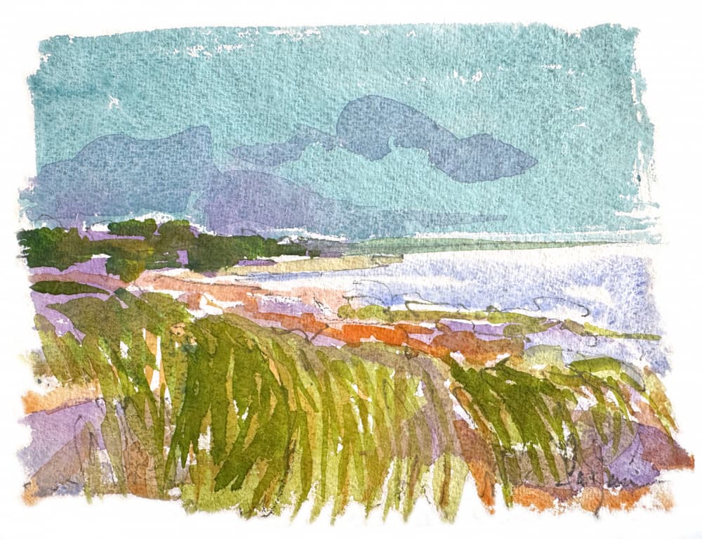 Blue Skies Serenity by Dorothy Fagan — canvas wall art
