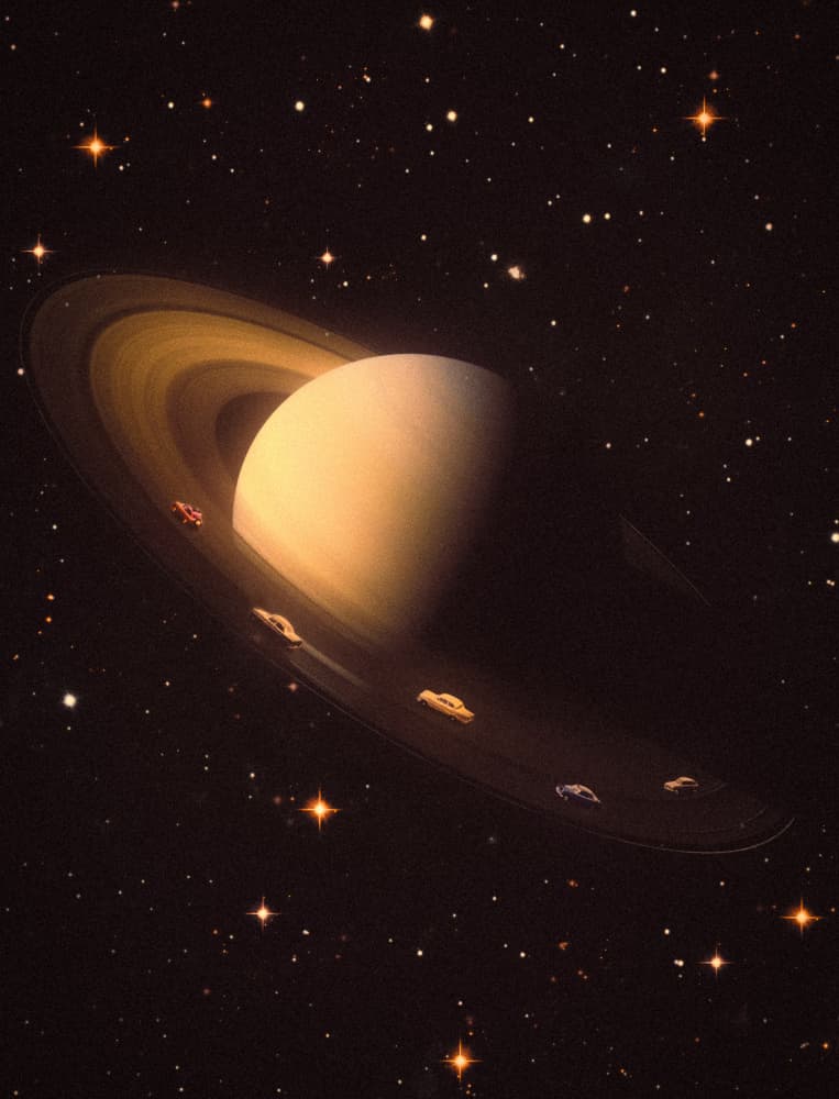 Saturn Riders I by Taudalpoi — canvas wall art