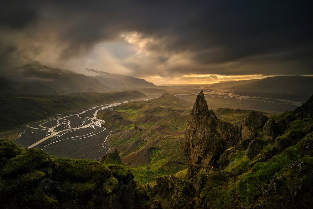 Stormy Valley Light by Wojciech Kruczynski — canvas wall art