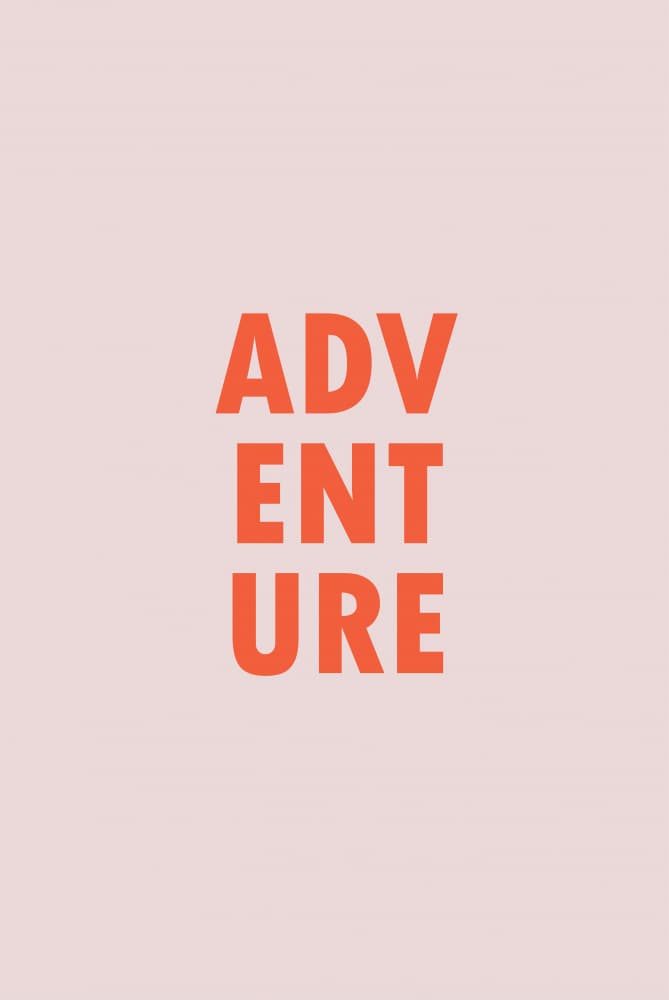 Adventure Bold Text by Oju Design — canvas wall art