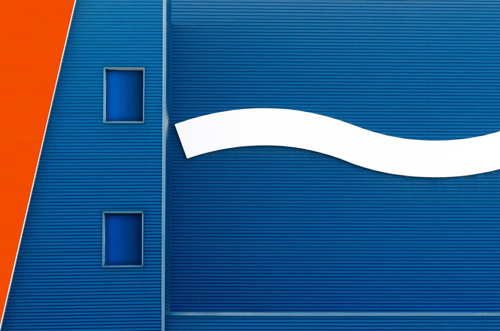 Blue Wave Structure by Alfonso Novillo — canvas wall art