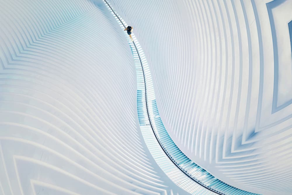 Ascending Modern Architecture by MingLun Tsai (蔡明倫) — canvas wall art