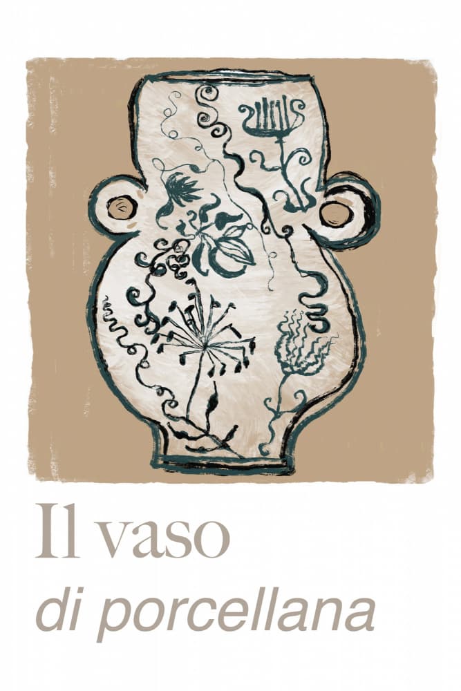 Elegant Porcelain Vase by cartissi — canvas wall art