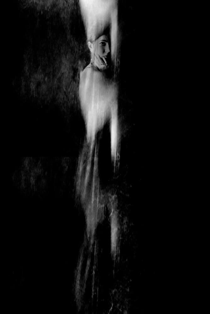 Ghostly Screaming Figure by Pe Be — canvas wall art