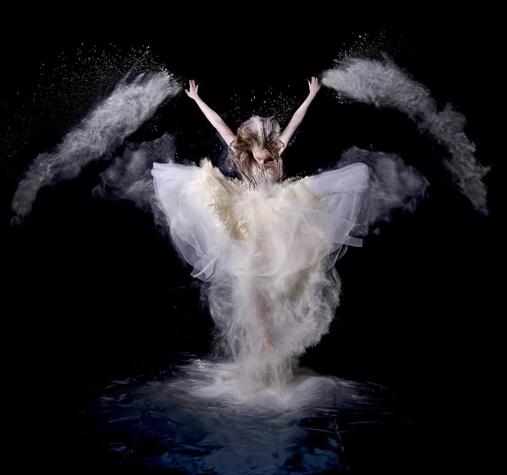 Ethereal Powder Dance by Pauline Pentony MA ARPS DPAGB — canvas wall art