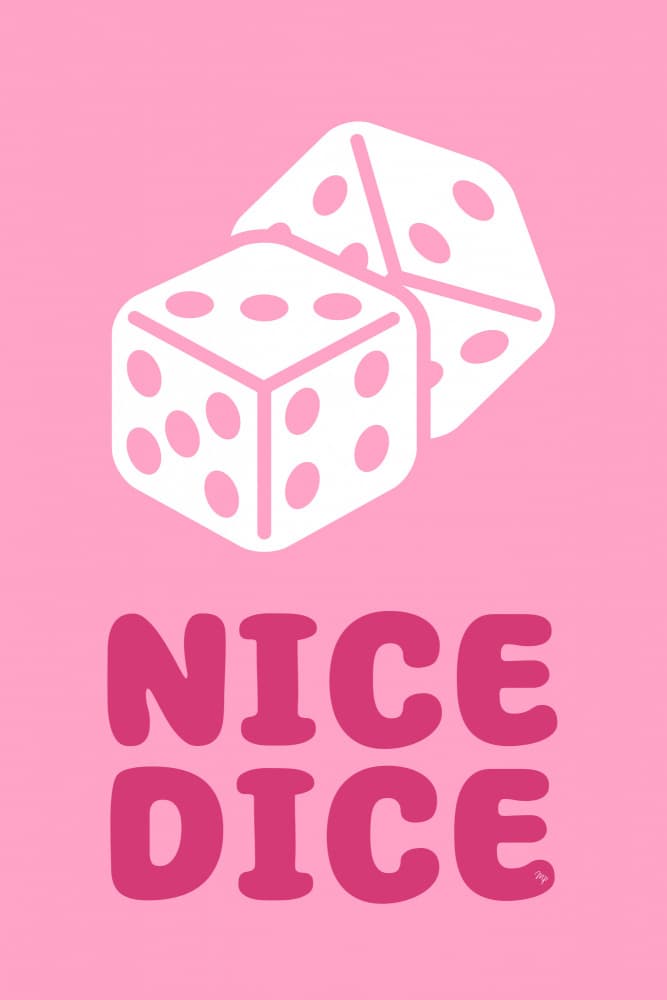 Nice Dice by Martina — canvas wall art