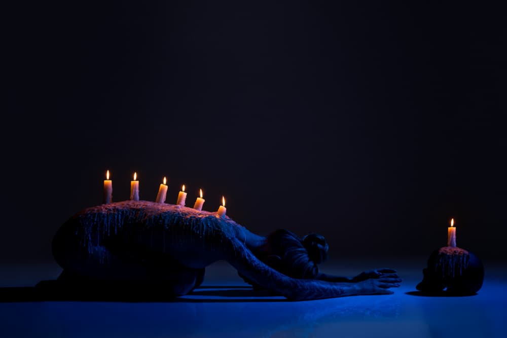 Melting Wax Ritual by Andrey Guryanov — canvas wall art