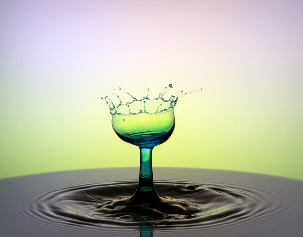 Vibrant Liquid Crown by Yousef Sayadi — canvas wall art