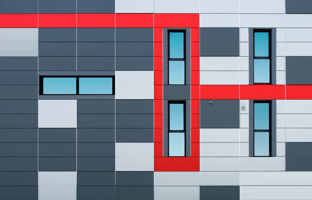 Modern Geometric Facade by Alfonso Novillo — canvas wall art