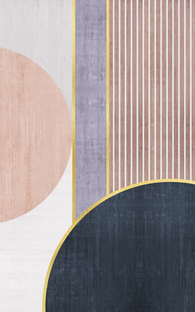 Geometric Harmony by Treechild — canvas wall art