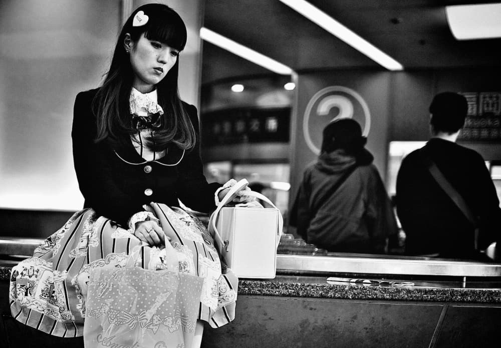 Thoughtful Lolita Fashion by Shinji Isobe — canvas wall art