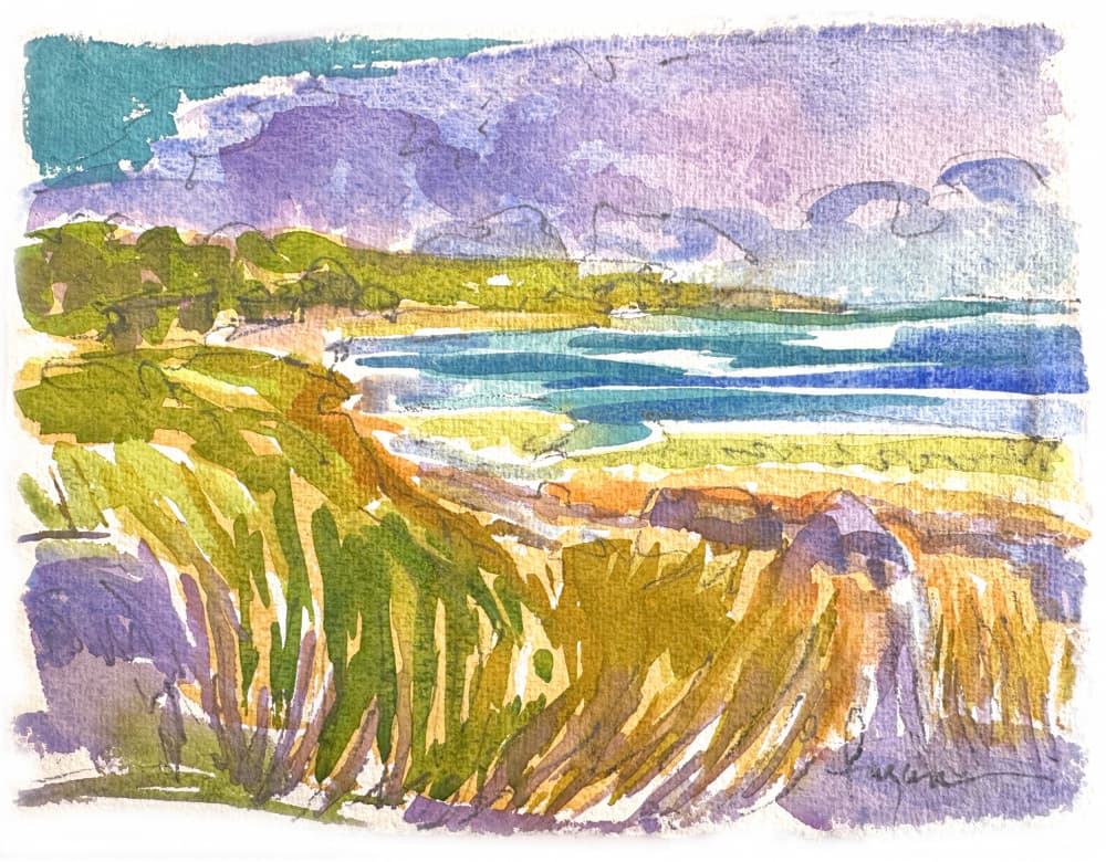Blue Skies Serenity by Dorothy Fagan — canvas wall art