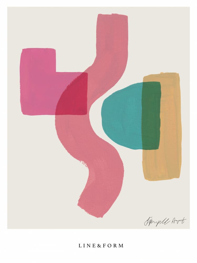 Shapes in Motion by Treechild — canvas wall art