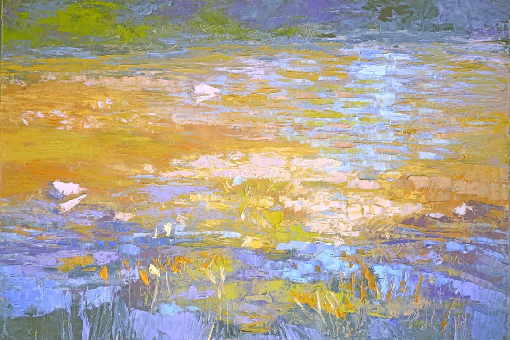 Sunlit Reflections by Dorothy Fagan — canvas wall art