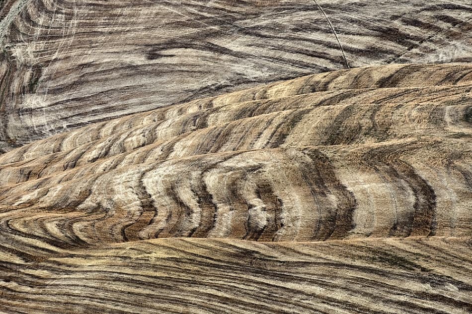Earthy Wave Patterns by Jure Kravanja — canvas wall art