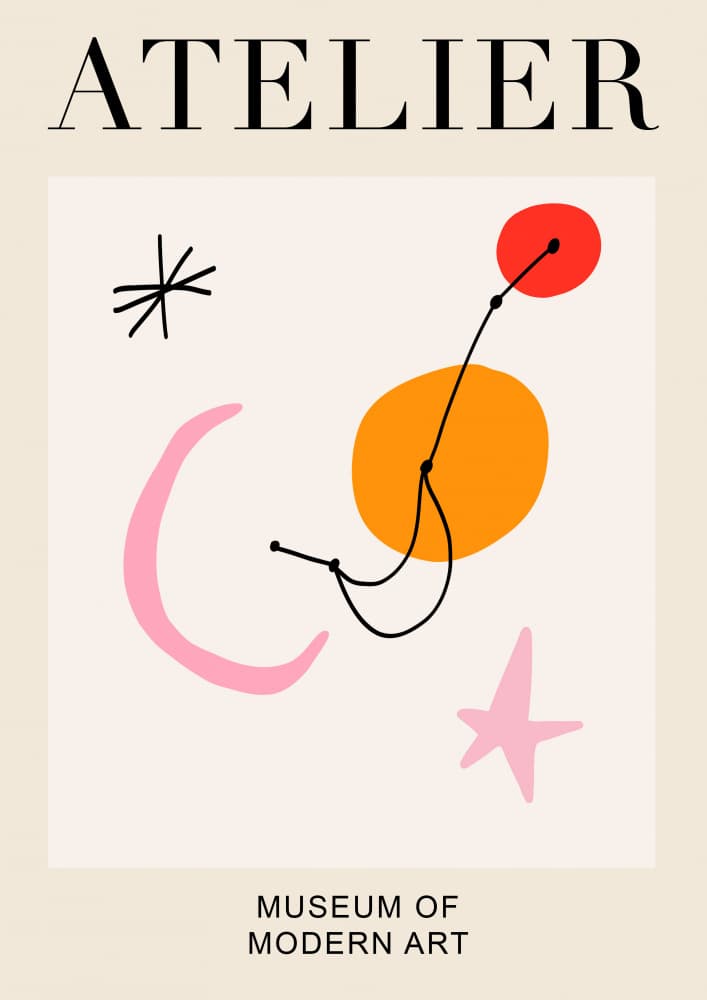 Atelier Abstract Shapes by Talitha McQueen — canvas wall art
