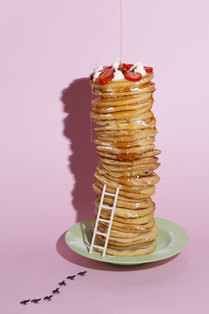 Pancake Mountain Dreams by Julia Ramiro — canvas wall art