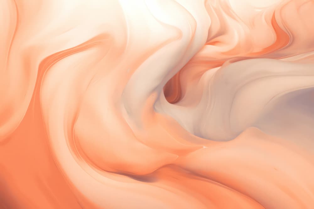 Soft Peach Swirls by Andrea Haase — canvas wall art