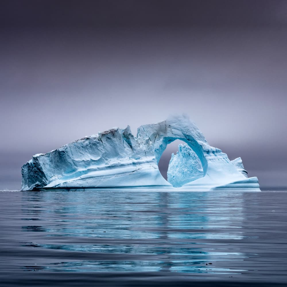 Arctic Ice Archway by Robert Bolton — canvas wall art