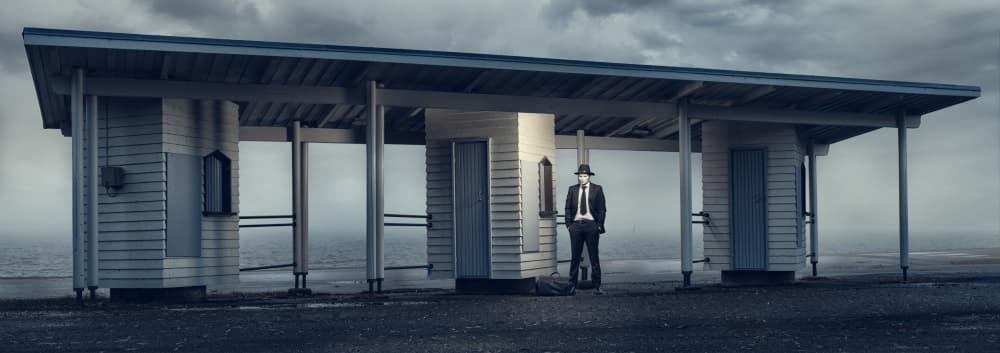 Ticket Booth by Petri Damstén — canvas wall art