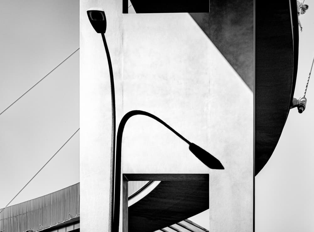 Abstract Street Lighting by Stephan Rückert — canvas wall art