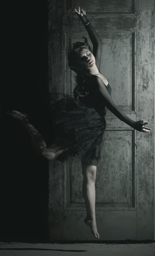 Ethereal Ballet Dancer by Sebastian Kisworo — canvas wall art