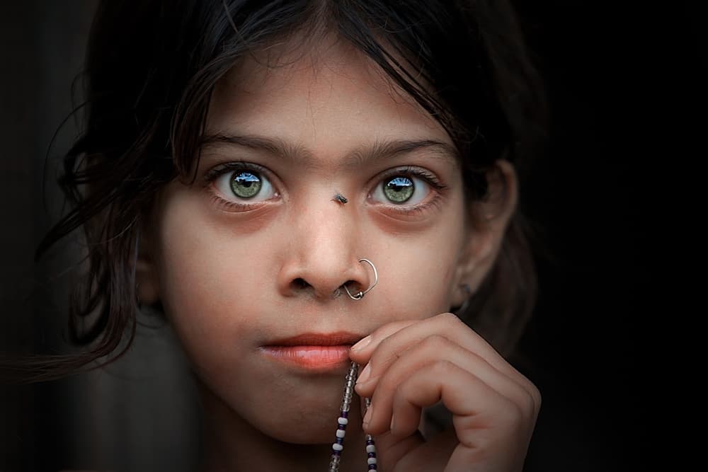 Green Eyed Girl by Sergio Pandolfini — canvas wall art