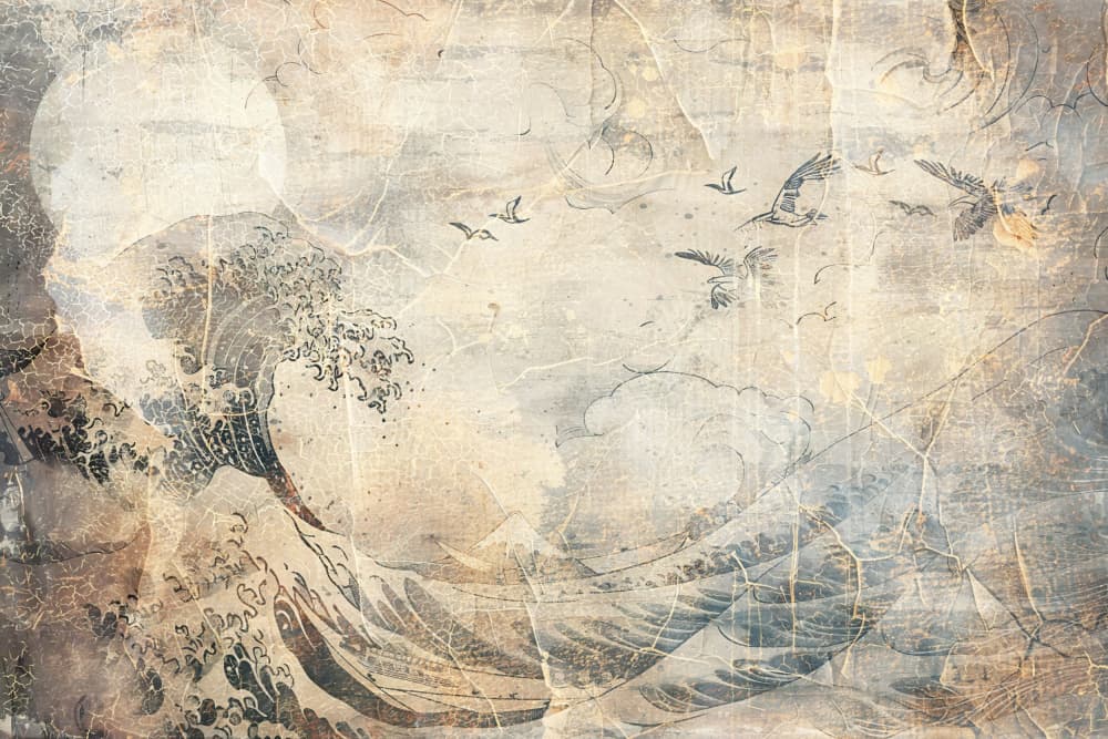 Ancient Ocean Flight by Rafal Kulik — canvas wall art