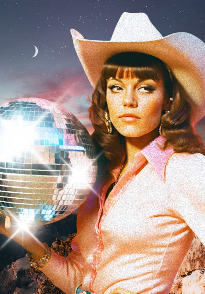 Cosmic Cowgirl by Athene Fritsch — canvas wall art