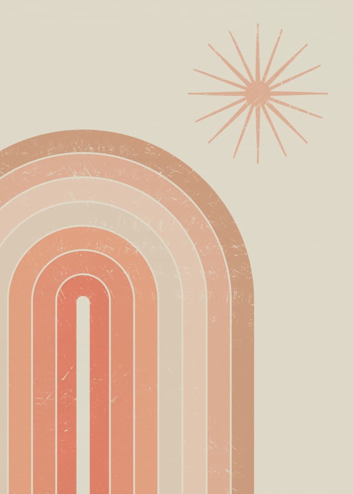 Boho Sun Arch by Katarzyna Gąsiorowska — canvas wall art
