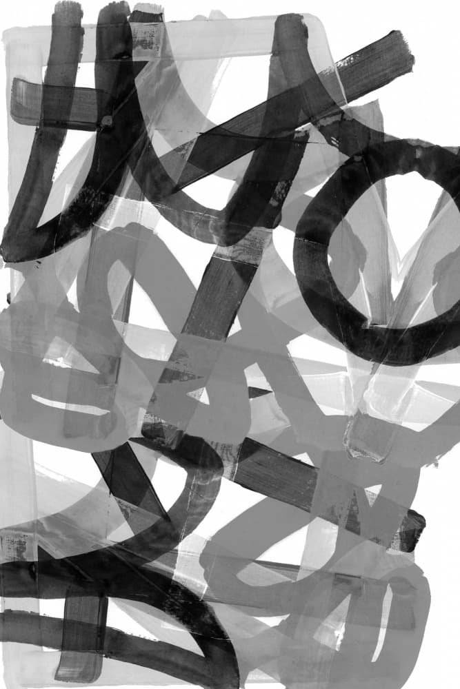Dynamic Abstract Strokes by cartissi — canvas wall art