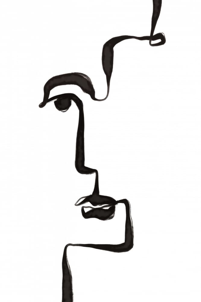 Contours of Thought by Treechild — canvas wall art