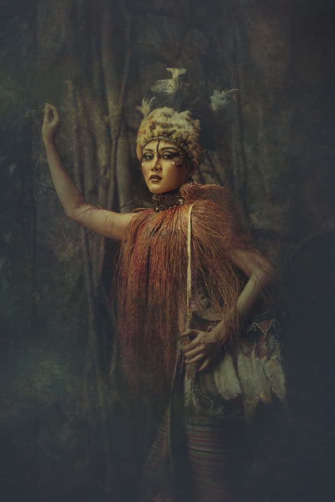 Mysterious Forest Goddess by Ajar Setiadi — canvas wall art