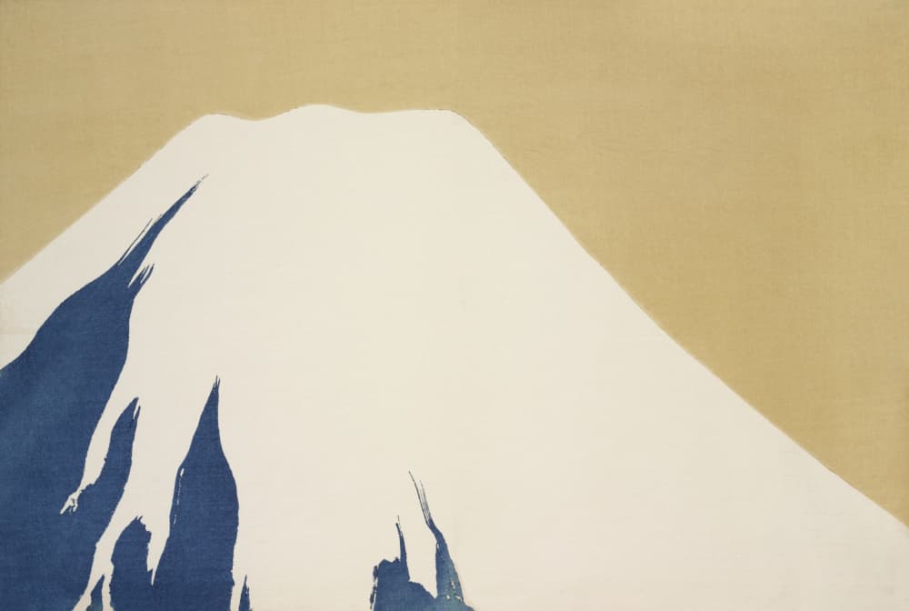Mount Fuji From Momoyogusa by Kamisaka Sekka — canvas wall art