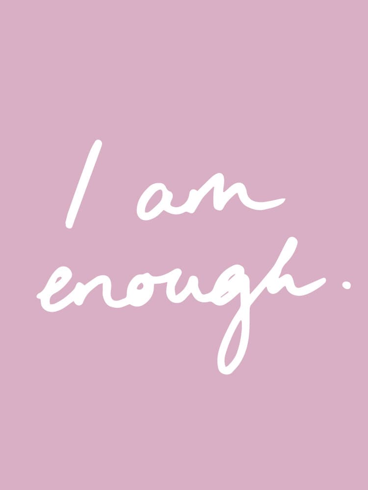 I Am Enough 1 by Studio Memb — canvas wall art