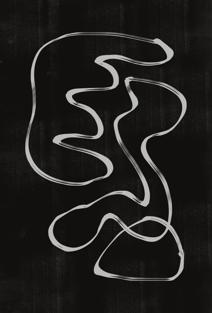 Mystic Curves by THE MIUUS STUDIO — canvas wall art