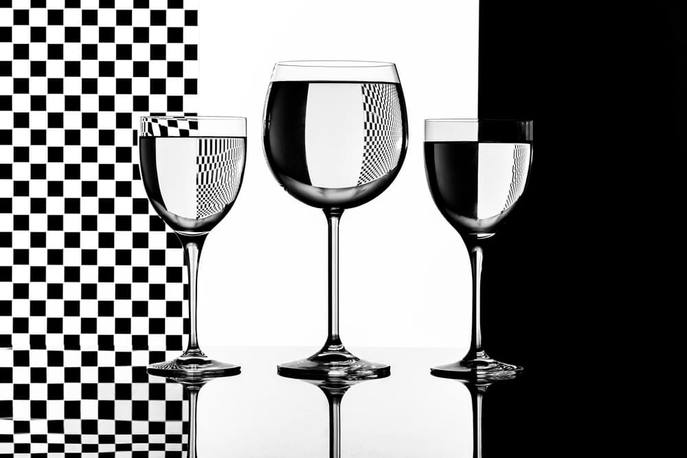 Optical Glass Reflections by Madison — canvas wall art