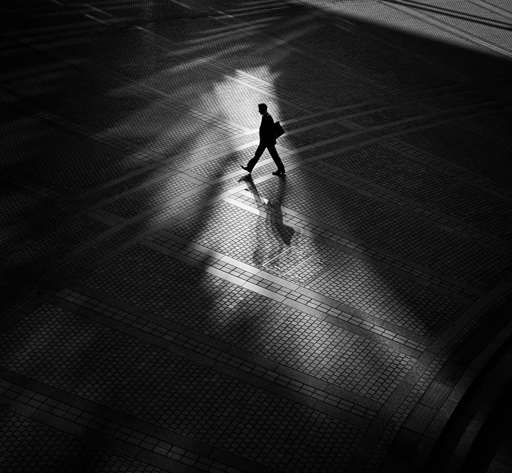 Solitary Walker by Yasuhiro Takachi — canvas wall art