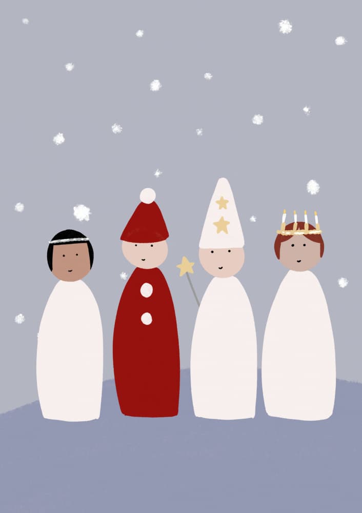 Festive Quartet by Athene Fritsch — canvas wall art