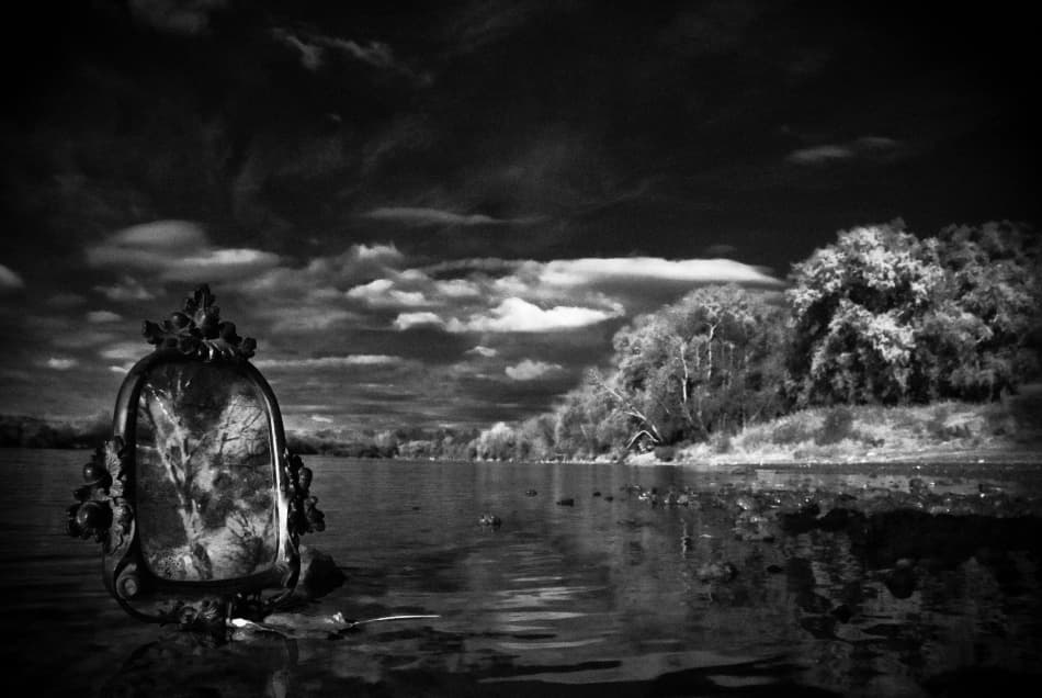 Mysterious Lake Mirror by Codrin Lupei — canvas wall art