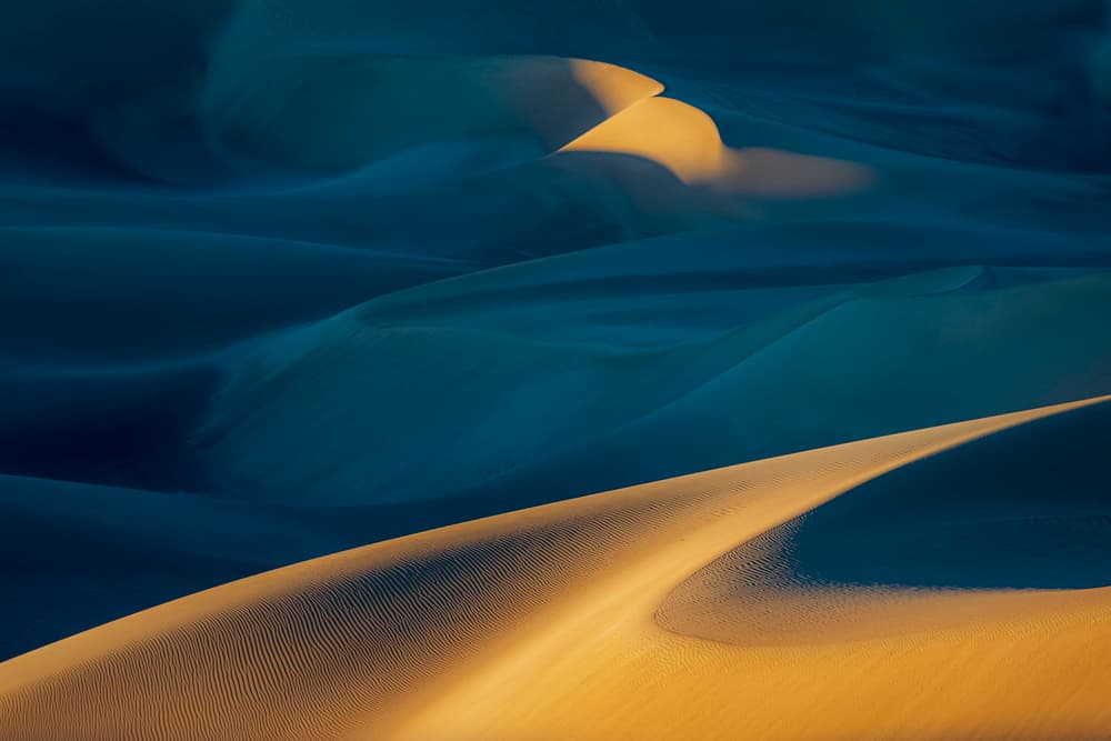 Golden Desert Dunes by Ali Asghar Alimoradi — canvas wall art