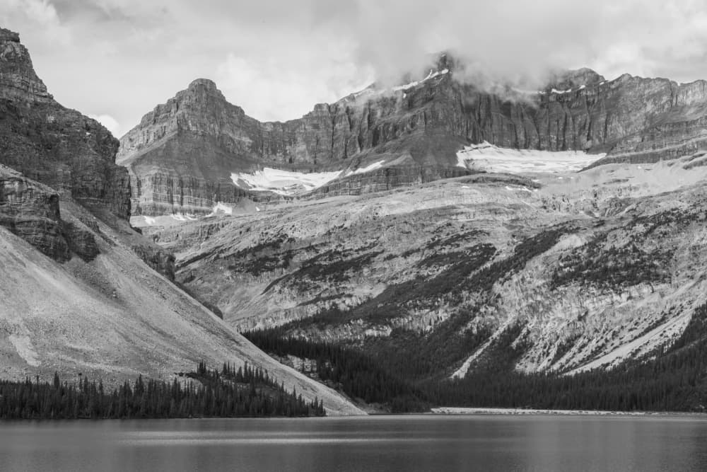 Majestic Mountain Lake by Courtney Crane — canvas wall art