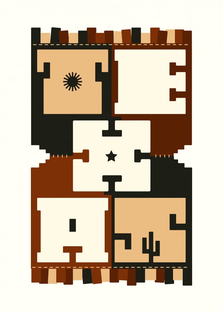 Southwest Arizona Design by Dion Gem — canvas wall art