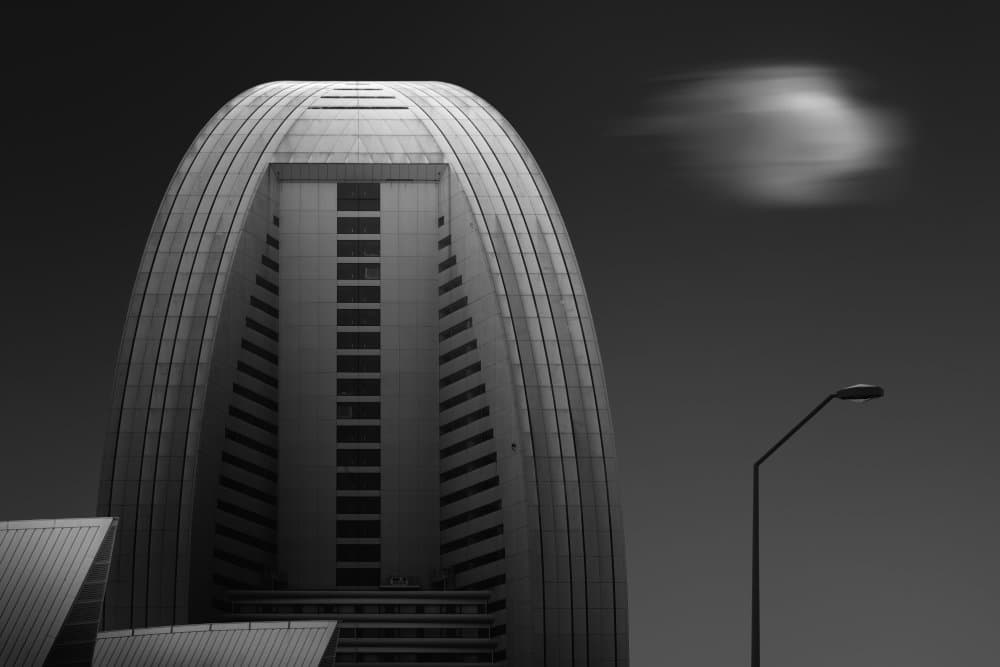 Modern Architectural Curves by Akira TAKAUE — canvas wall art