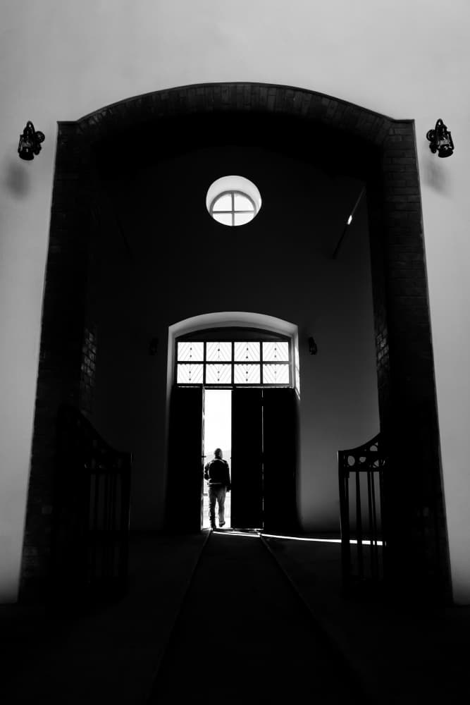 Stepping Into Light by Seray AK — canvas wall art